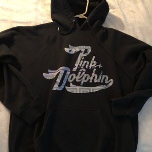 Men’s pink dolphin hoodie